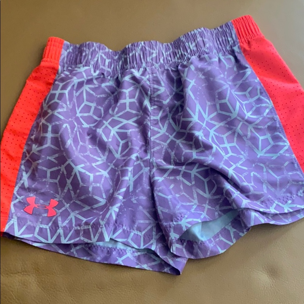 multicolor under armour shorts